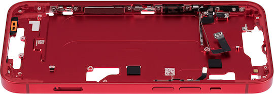 Mid-frame Housing W Small Parts Iphone 14 Eu Global Version Aftermarket Plus Red