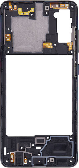 Mid-frame Housing Samsung Galaxy A41 A415 2020 Aftermarket Plus Prism Crush Black