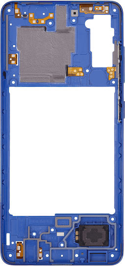 Mid-frame Housing Samsung Galaxy A41 A415 2020 Aftermarket Plus Prism Crush Blue