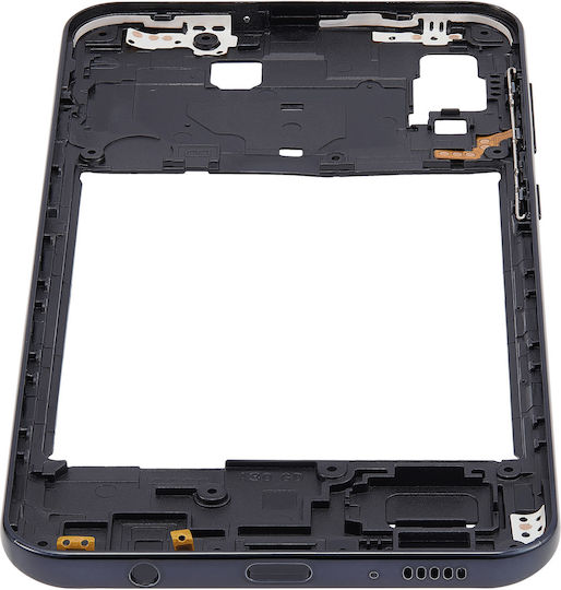Mid-frame Housing Samsung Galaxy A30 A305 2019 Aftermarket Plus Black