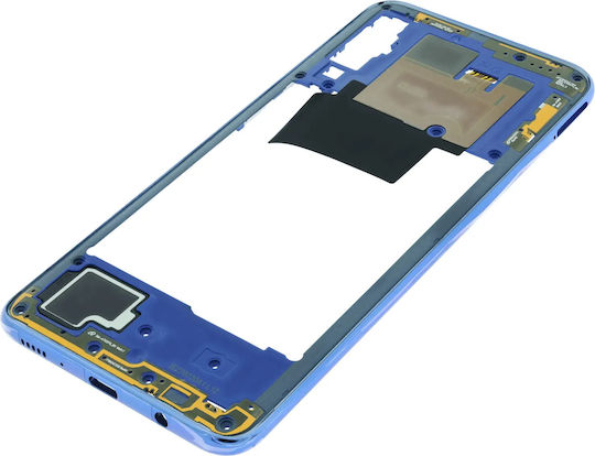 Mid-frame Housing Compatible Samsung Galaxy A70 A705 Service Pack Blue