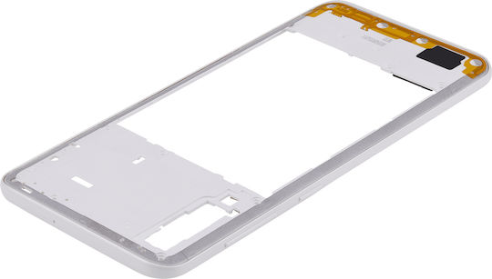 Mid-frame Housing Samsung Galaxy A30s A307 2019 Prism Crush White