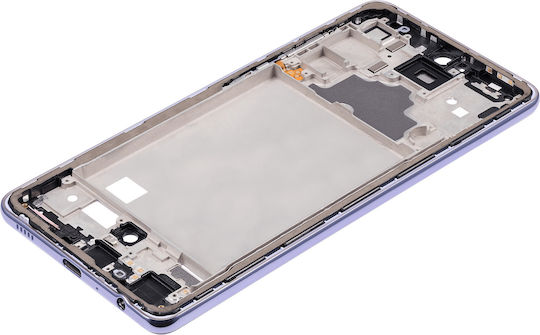 Mid-frame Housing Samsung Galaxy A72 A725 2021 Awesome Violet