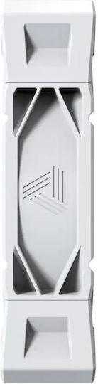 Montech E28 Pwm Gehäuselüfter 120mm (2000rpm / 85,09cfm) Ohne LEDs Beleuchtung und Verbindung 4-Pin PWM Weiß