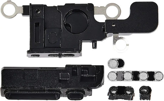 Lautsprecher Mikrofon Gitter iPhone 16 Schwarze 10er Pack