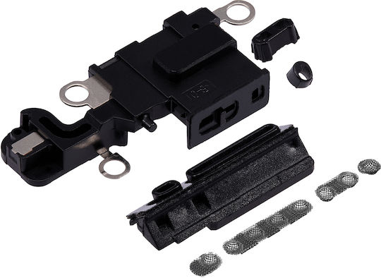 Lautsprecher Mikrofon Mesh iPhone 15 Schwarz 10er Pack