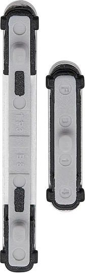 Hartknöpfe Power Volume Samsung Galaxy S25 Ultra Titanium Silber