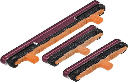 Taste Tari Buton Pornire Volum Bixby Samsung Galaxy S9 S9 Plus Roșu Burgundia