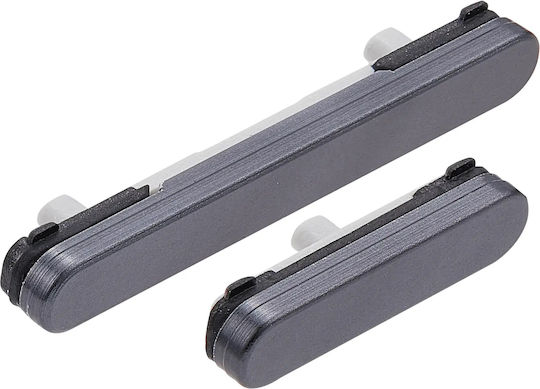 Hard Buttons Power Volume Samsung Galaxy S25 Ultra Titanium Black