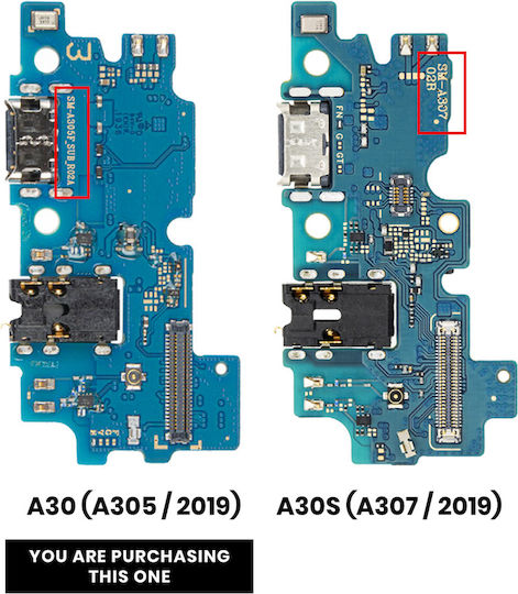 Port De Încărcare Jack Căști Samsung Galaxy A30 A305 2019 Premium
