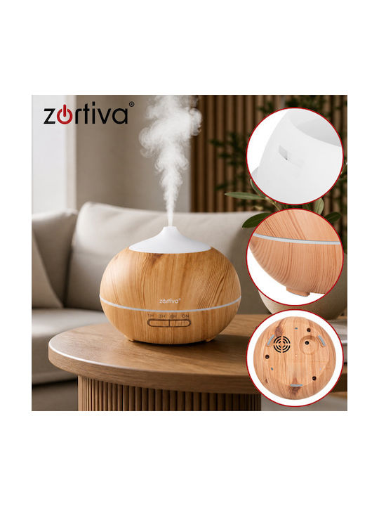 Zortiva Led Συσκευή Αρωματοθεραπείας Μπεζ 400ml 19450