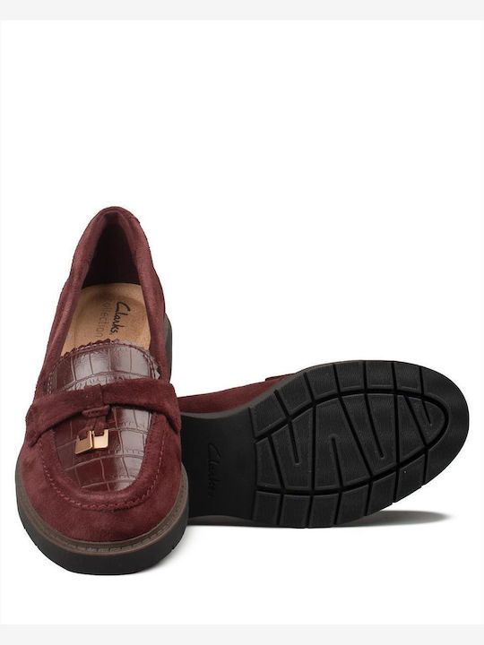 Westlynn Γυναικεία Loafers σε Μπορντό Χρώμα