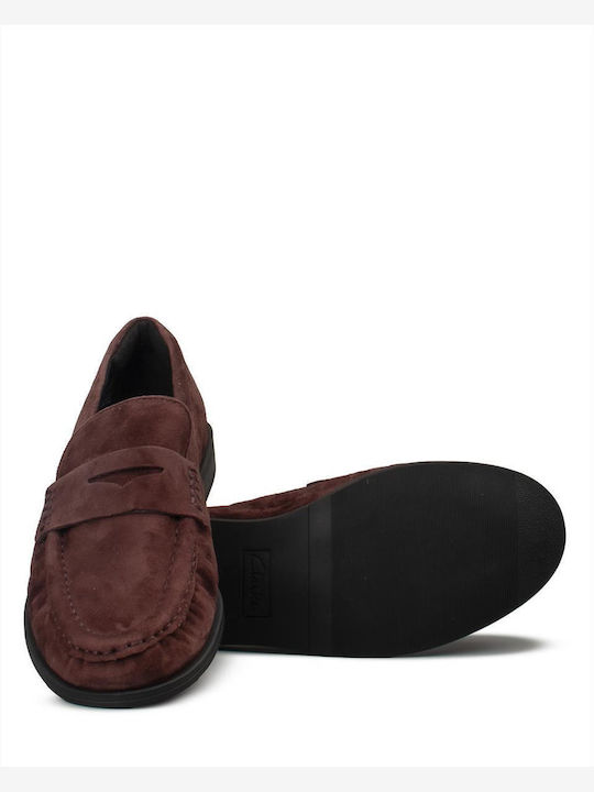 Loafers Dama din Piele în Culoare Maro