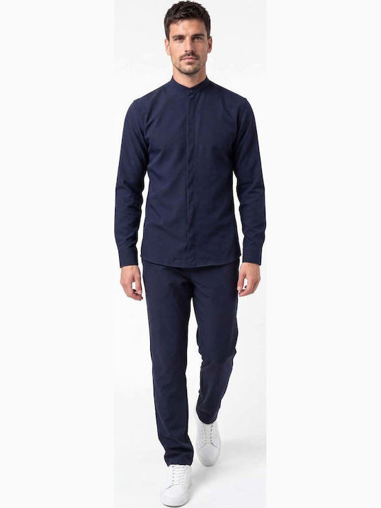 Men's Trousers Set Relaxed Fit Blue