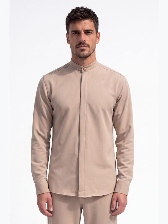 Мъжки панталон Комплект Relaxed Fit Бежов
