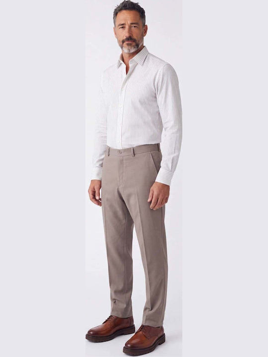 Men's Trousers Relaxed Fit Beige