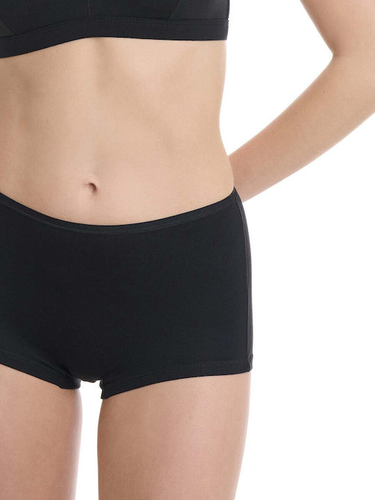 Bamboo Chiloți pentru femei 2Pack Negru