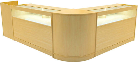 Luna Led Shop Counter Set Cm60 Tb60 & 2 X B1500 Maple