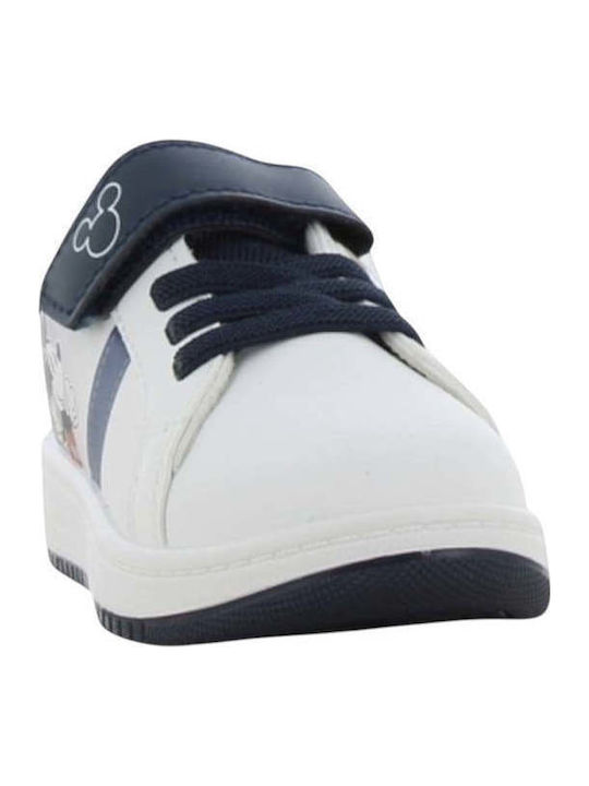 Sneaker Kids Sneakers Anatomic With Hoop & Loop Closure White