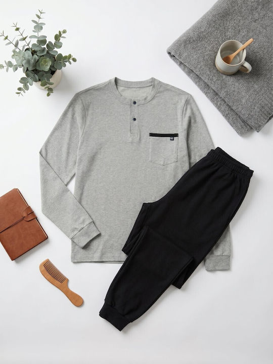 Nina Club Winter Men's Pyjamas Grey