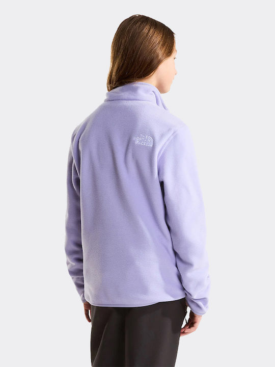 Fleece Kinder-Sweatshirt Strickjacke Lila Glacier Glacier