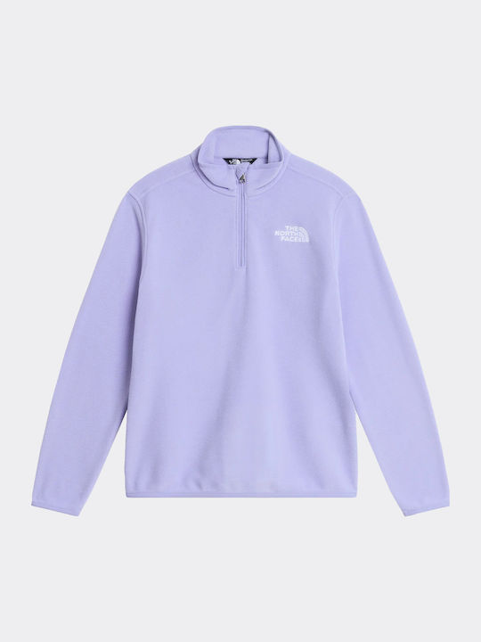 Fleece Kinder-Sweatshirt Strickjacke Lila Glacier Glacier