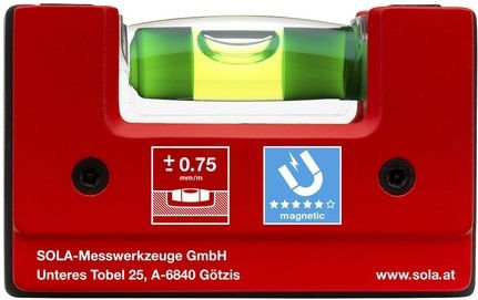 Sola SOL-01621101 Wasserwaage Magnetisch