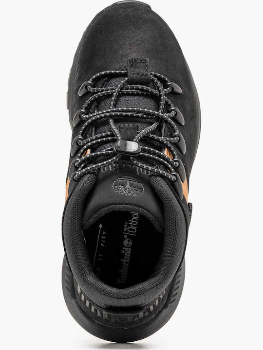 Sprint Trekker Anatomic Leather Kids Ankle Boots Black
