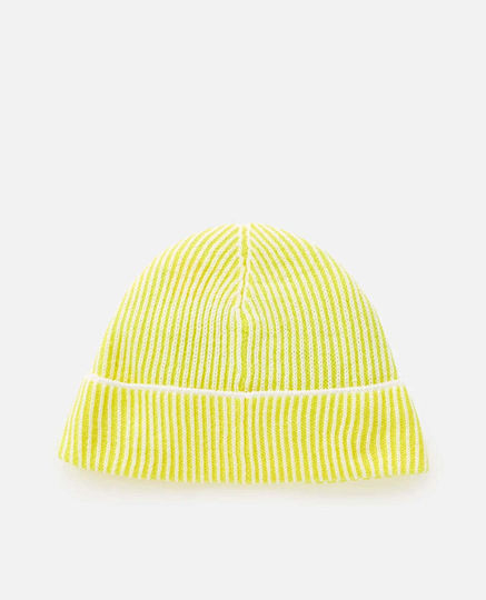 Beanie Unisex Reversible Knitted Beanie in Green Colour