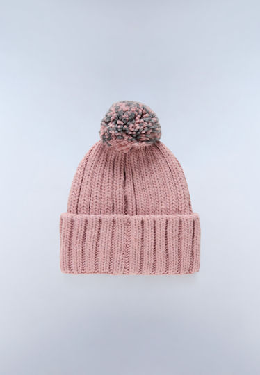 Semiury Beanie Women's Knitted Beanie in Pink Colour