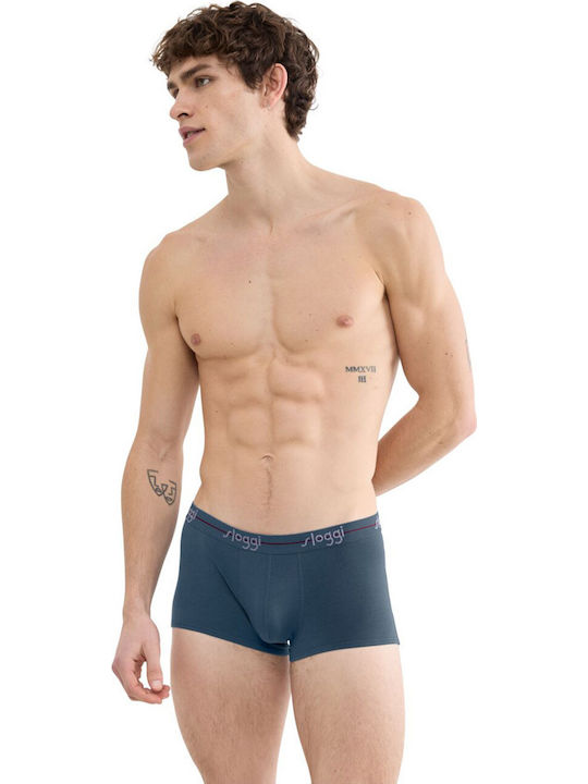 Start Hipster Men's Boxer Briefs Burgundy/Charcoal 2Pack