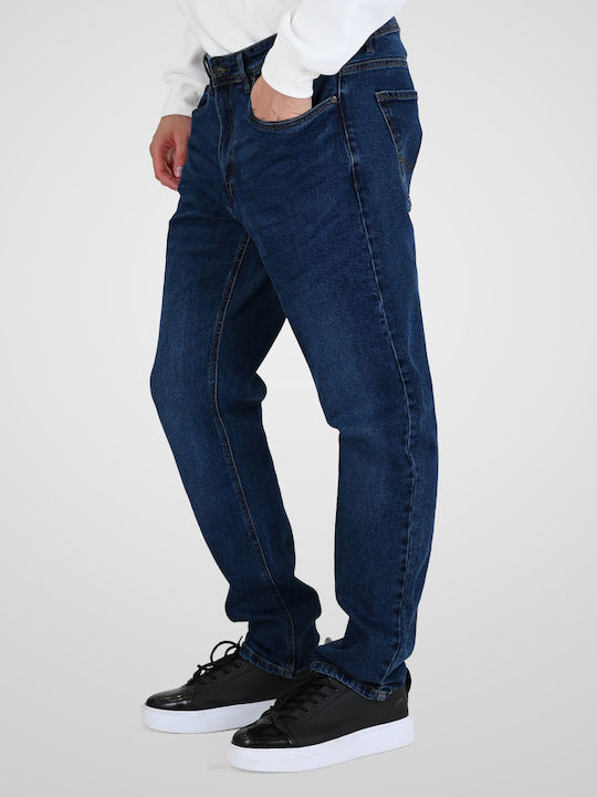 Ανδρικό Παντελόνι Τζιν Dk-blue-denim
