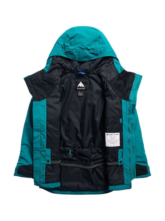 Kinderjacken & Winterjacken Casual Kurze Kinderjacke Pacific Teal/Schwarz