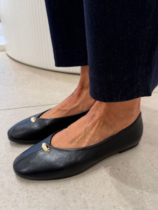 Kurt Geiger Damen Ballerinas Spitz zulaufend Schwarz