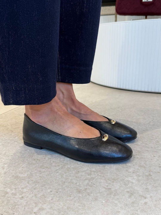 Kurt Geiger Damen Ballerinas Spitz zulaufend Schwarz