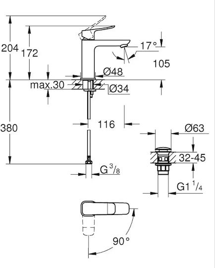 Grohe για Νιπτήρα