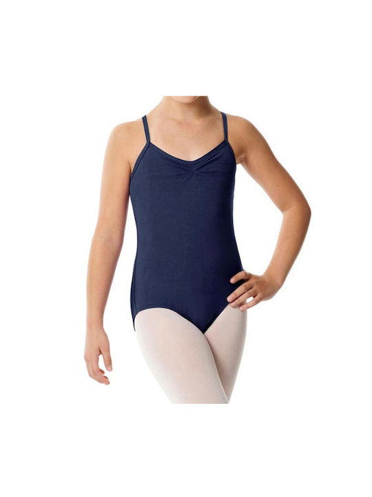 Plié Bodysuit Thin Strap Kids Plc1009 Black