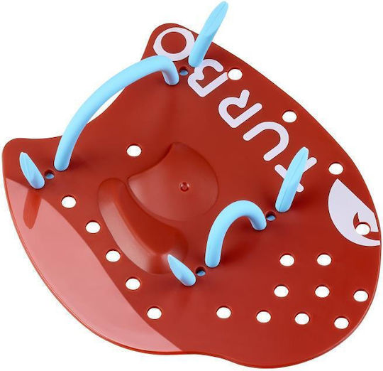 Turbo Professionelle Schwimmhandpaddel Classic Flach Χεράκια Κολύμβησης M Turbo Rote