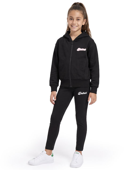 Kinderleggings Lang Schwarz