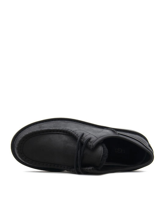 Leather Men's Casual Shoes Black