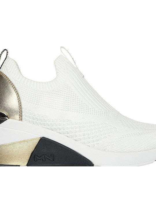 The Wedge Slip-on-uri pentru femei Albe