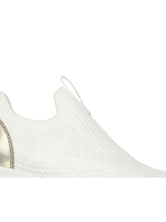 The Wedge Slip-on-uri pentru femei Albe