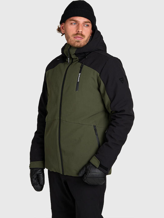 Brunotti Mattaki 2621200053-6992 Ανδρικό Μπουφάν για Σκι & Snowboard Πράσινο