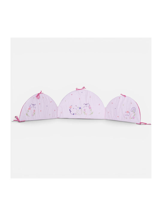 Nef-Nef Homeware Set Babyhandtücher 2 Stück Bamb Cats Are Perfect Lotus Rosa 70x140cm Gewicht 420gr/m²