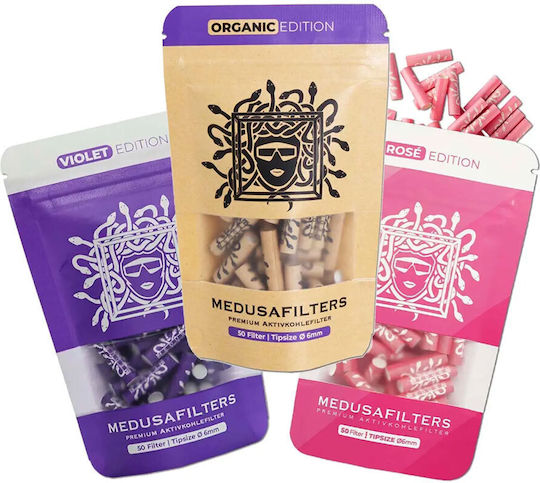 Medusa Schlank Biologisch Abbaubare 50 Filter-Tipps 50 Stück