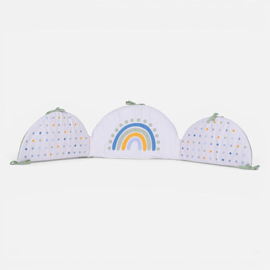Nef-Nef Homeware Halat de baie pentru copii Dots Ecru/Blue cu Glugă
