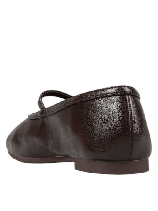 Women's Brown Ballerina Shoes