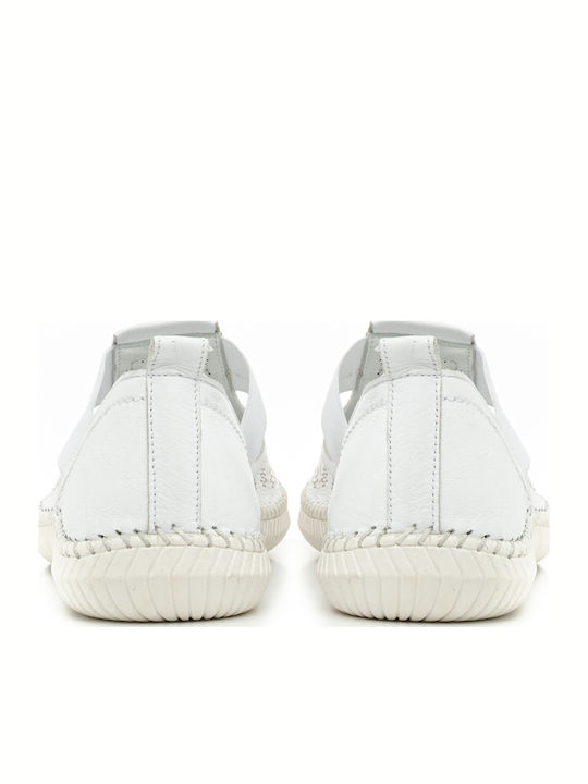 Leather Women's Anatomic White Sandals