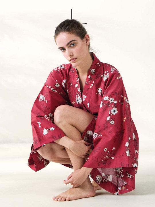 Kentia Winter Women's Red Robe