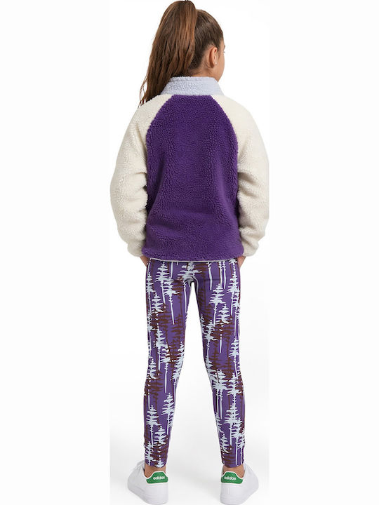 Kinderleggings Lang Lila